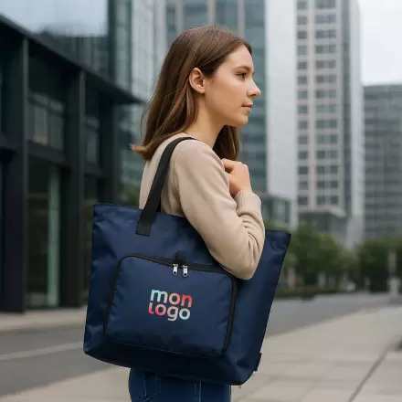 SAC SHOPPING PLIABLE RPET PERSONNALISE 'LANADEL'