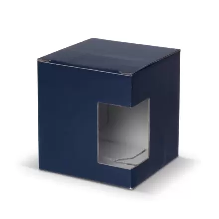 BOITE CADEAU PERSONNALISABLE 1 MUG AVEC FENETRE 'BOITEAU' 