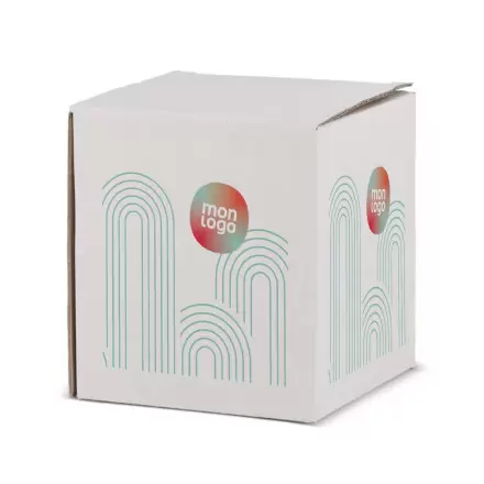 BOITE CADEAU 1 MUG PERSONNALISEE 'BOITEAU EUROPE QUADRI'