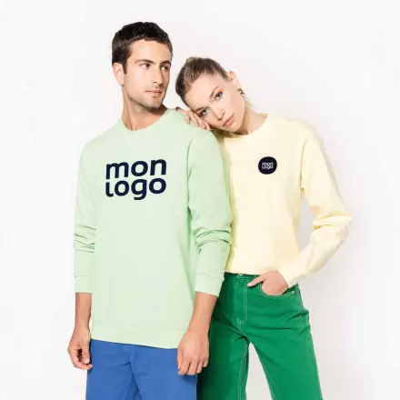 SWEAT SHIRT MIXTE COL ROND PERSONNALISABLE 'KARIHOOD'
