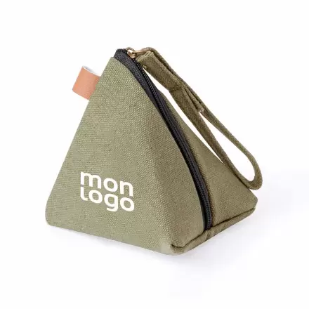 PORTE MONNAIE PERSONNALISABLE EN CANVAS 'PYRAM'