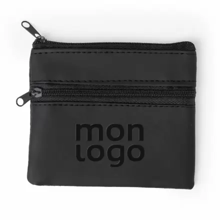 PORTE MONNAIE EN PU PERSONNALISABLE 'KIPSY DOUBLE'