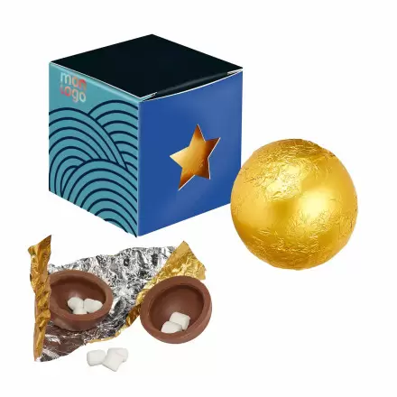 BOMBE DE CHOCOLAT CHAUD PERSONNALISABLE 'POMMI'