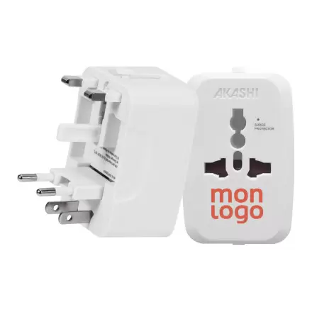 ADAPTATEUR UNIVERSEL DE VOYAGE PERSONNALISABLE 'VLYTA'