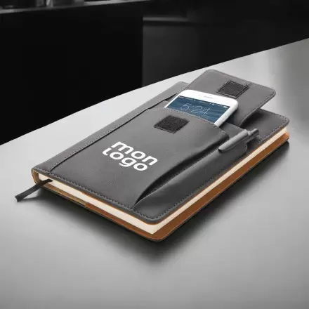 CARNET AVEC POCHETTE PERSONNALISABLE 'KYOTO'