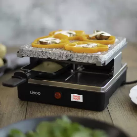 APPAREIL A RACLETTE 4 PERSONNES PERSONNALISABLE 'MUNSTER' LIVOO®