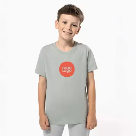 T SHIRT ENFANT COULEUR PERSONNALISABLE 'KARIBA' 150G/M2