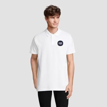 POLO MIXTE BLANC PERSONNALISABLE 'PULSE' 170G/M2