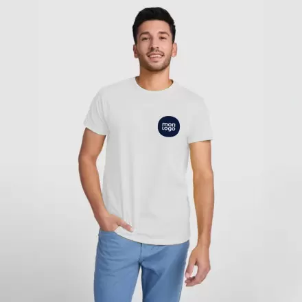 RAPIDE 4J TEE SHIRT MIXTE BLANC 'DAGA' 165G/M2
