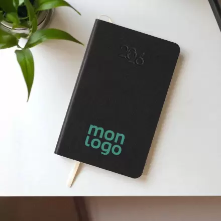 AGENDA SEMAINIER PERSONNALISE PU SOUPLE 'APRIL MINI'