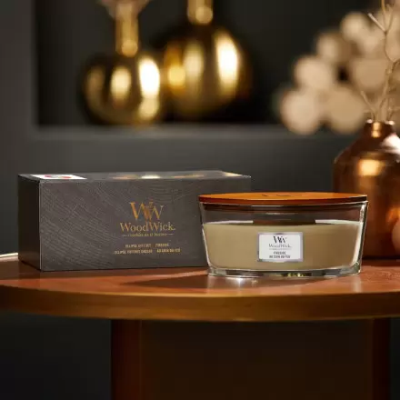 COFFRET BOUGIE MECHE BOIS PERSONNALISABLE 'WOODWICK'