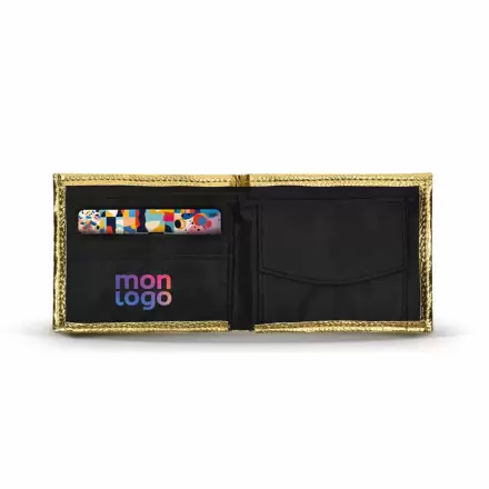 PORTE MONNAIE PERSONNALISABLE ANTI RFID 'GLOSSY POCKET'