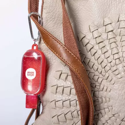 PORTE CLE GEL NETTOYANT PERSONNALISABLE 'ANDIE'
