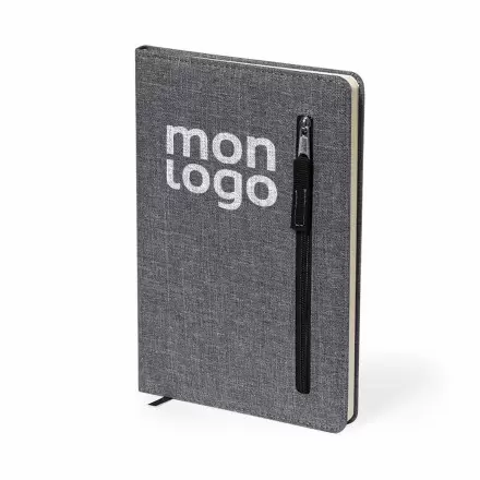 CARNET RPET PERSONNALISE AVEC POCHE 'TIRI' 