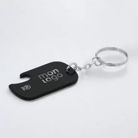 PORTE CLE ALU RECYCLE PERSONNALISABLE 'PLAKI DECAPS'
