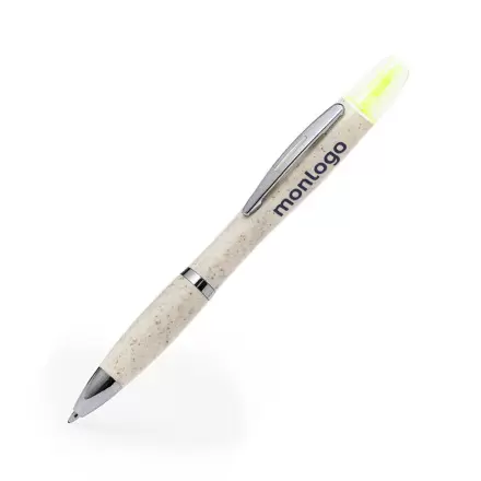 STYLO/SURLIGNEUR PERSONNALISABLE 'RIODUO BLE'
