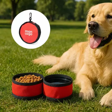 DUO DE GAMELLES PLIABLES PERSONNALISEES 'EDGAR'