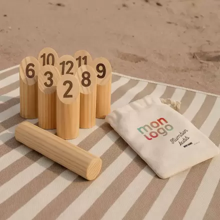 MINI JEU DE QUILLES PERSONNALISE 'MIMOLKI'
