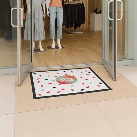 TAPIS ACCUEIL PERSONNALISABLE 'BIENVENUE POLYESTER'