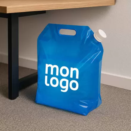 BIDON PLIABLE AVEC POIGNEE 10L PERSONNALISABLE 'HYDROCAMP'