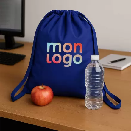 SAC A DOS CORDELETTES PLATES PUBLICITAIRE 'CROLY'