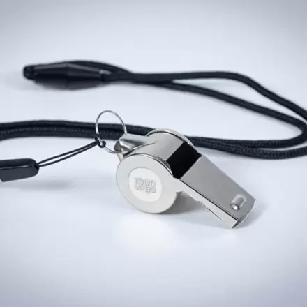 SIFFLET TOUR DE COU PERSONNALISABLE 'SIFFLE METAL'