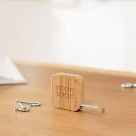 METRE PORTE CLE PERSONNALISABLE 'NELIO BOIS'