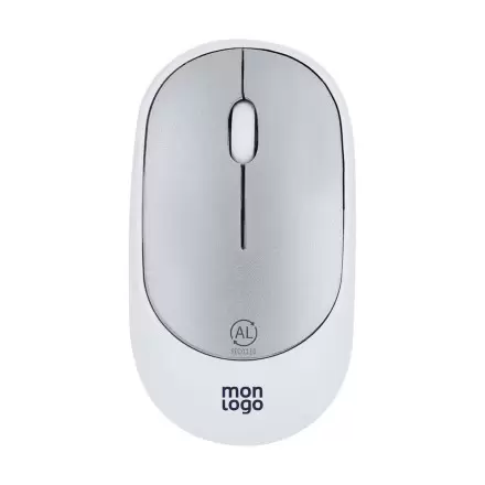 SOURIS SANS FILS PERSONNALISABLE 'MISKA ALU RECYCLE'