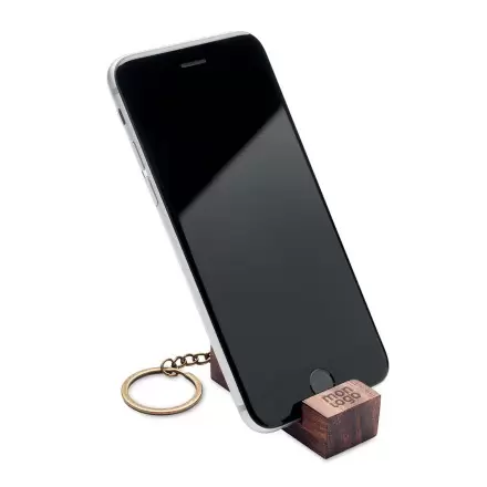 PORTE CLE PERSONNALISABLE EN NOYER 'GRINUS PLUS'