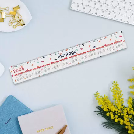 REGLE CALENDRIER 30 CM PERSONNALISEE 'REGLAS DATE'
