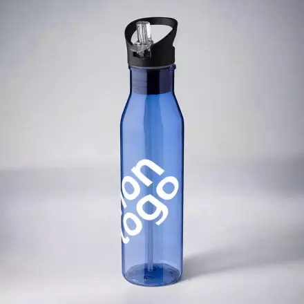 BOUTEILLE RPET PERSONNALISABLE 730ML AVEC PAILLE 'SIMCOE' 