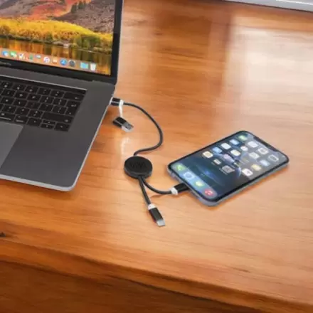 CABLE DE CHARGE PERSONNALISABLE 'ONTARIA COURT ALU RCS'