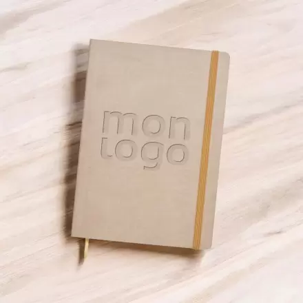 CARNET SUR MESURE PERSONNALISABLE EN PU A5 'MYNOTE'