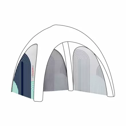 4 PORTES PERSONNALISABLES POUR TENTE 'INUITE'