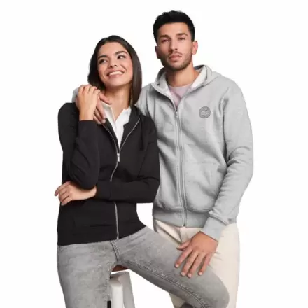 SWEAT SHIRT ZIPPE MIXTE PERSONNALISABLE 'RAPHAEL'