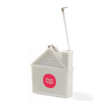 PORTE CLES METRE RUBAN PERSONNALISABLE 'DANO MAISON'