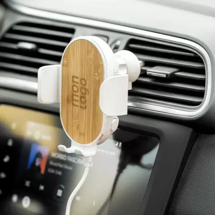 SUPPORT VOITURE INDUCTION 15W PERSONNALISABLE 'TRASLOCO'