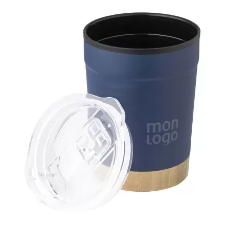 GOBELET ISOTHERME BAMBOU 300 ML PERSONNALISABLE 'SAPIA'