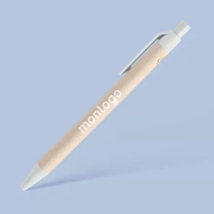 STYLO EN CARTON DE LAIT PERSONNALISABLE 'AMOSIS MILK'
