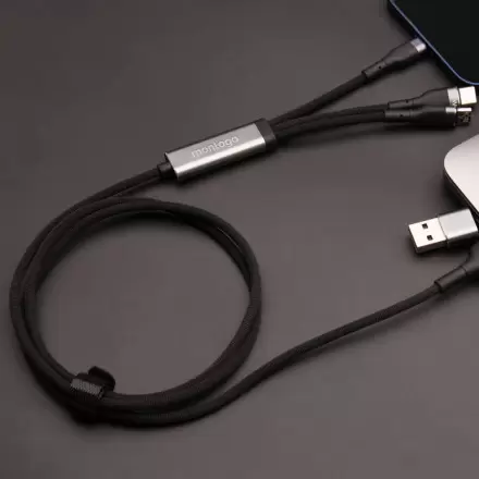 CABLE DE CHARGE PERSONNALISE 5 EN 1 FAST 100W 'DIGOTY'
