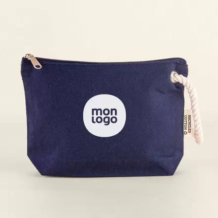 TROUSSE DE TOILETTE RECYCLE PERSONNALISABLE 'MILIE'