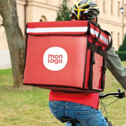 SAC THERMIQUE PIZZA ET LIVRAISON PERSONNALISABLE 'ATABLE'
