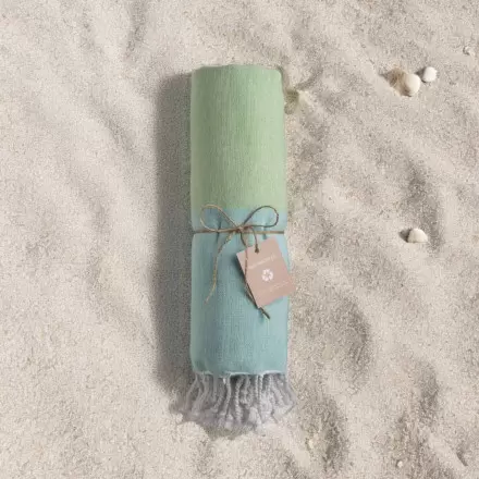 PAREO/FOUTA PERSONNALISABLE 'HORTENSE RAYURE 180 RPET'