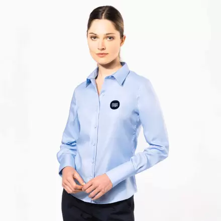 CHEMISE FEMME PERSONNALISABLE SANS REPASSAGE 'IMPEC'