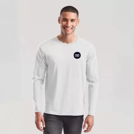 TEE SHIRT ML BLANC PERSONNALISE 'ICONIC 195 ML'