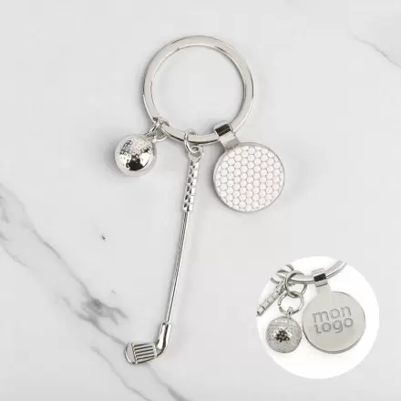 PORTE CLES PERSONNALISE 'METAGOLF'