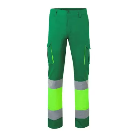 PANTALON PERSONNALISÉ BICOLORE VELILLA® 'VISIONA' - green/yellow