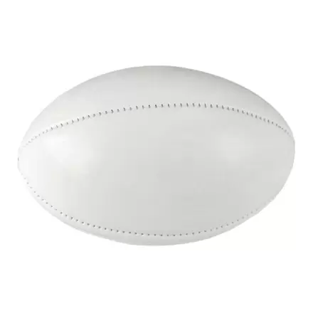 BALLON DE RUGBY PERSONNALISÉ 'DROPS TRAINING' - blanc