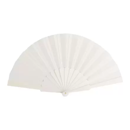EVENTAIL PUBLICITAIRE PLIABLE 'FANNY' - blanc