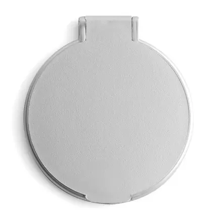 MIROIR DE POCHE PUBLICITAIRE 'BEAUTY' - argenté